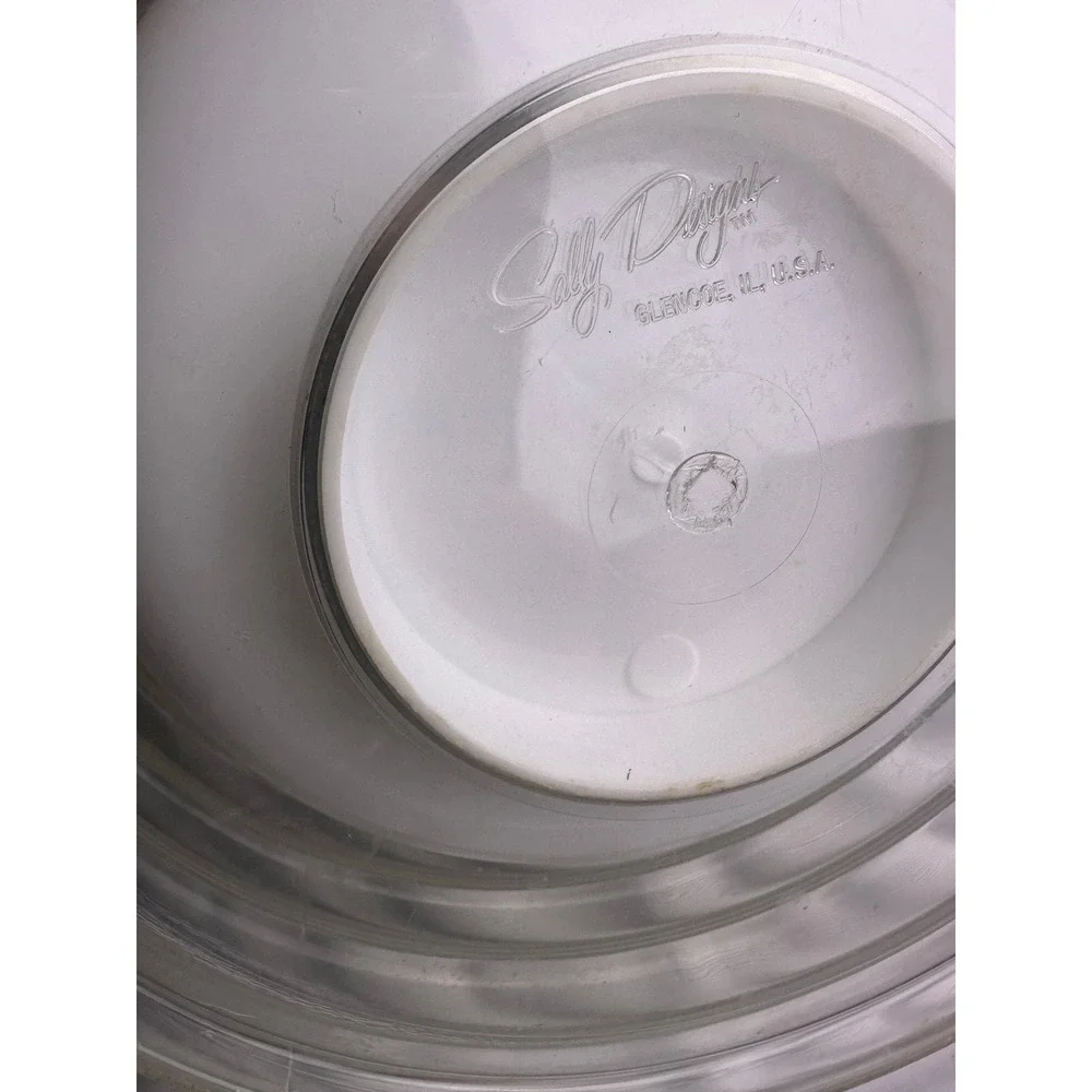 Vintage Clear Ribbed Ice Bucket by Sally Designs | MidCentury Modern Kitchenware